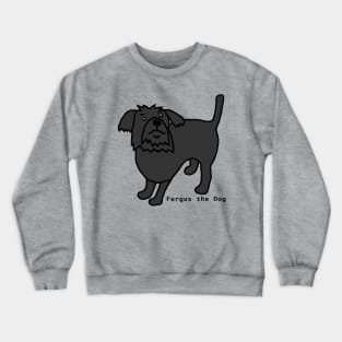 Fergus the Dog Graphic Crewneck Sweatshirt